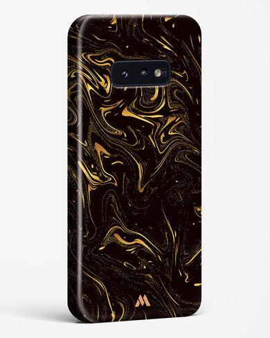 Black Gold Marble Hard Case Phone Cover (Samsung)