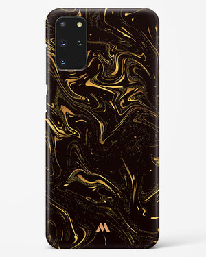 Black Gold Marble Hard Case Phone Cover (Samsung)