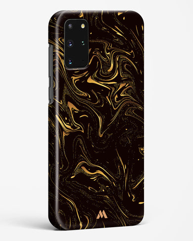 Black Gold Marble Hard Case Phone Cover (Samsung)