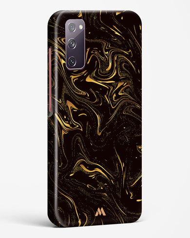 Black Gold Marble Hard Case Phone Cover (Samsung)