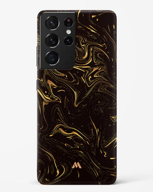 Black Gold Marble Hard Case Phone Cover (Samsung)