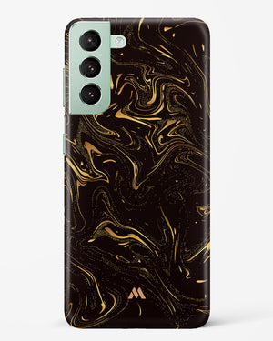 Black Gold Marble Hard Case Phone Cover-(Samsung)