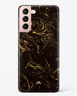 Black Gold Marble Hard Case Phone Cover (Samsung)