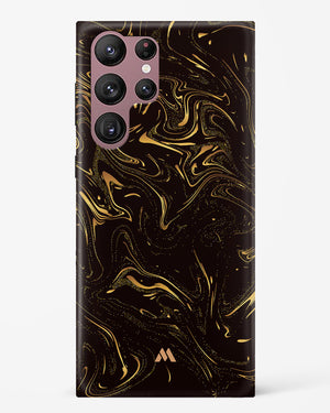 Black Gold Marble Hard Case Phone Cover (Samsung)