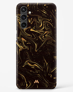 Black Gold Marble Hard Case Phone Cover-(Samsung)