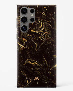 Black Gold Marble Hard Case Phone Cover (Samsung)