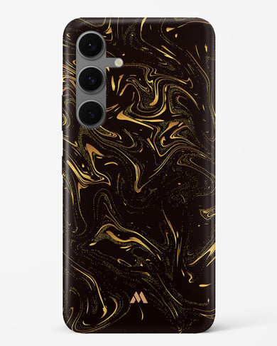 Black Gold Marble Hard Case Phone Cover (Samsung)