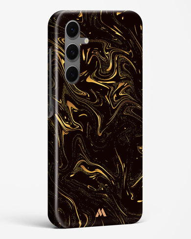 Black Gold Marble Hard Case Phone Cover (Samsung)