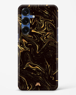 Black Gold Marble Hard Case Phone Cover (Samsung)