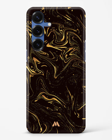 Black Gold Marble Hard Case Phone Cover (Samsung)