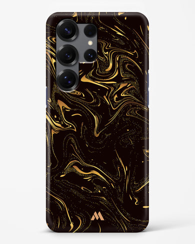 Black Gold Marble Hard Case Phone Cover (Samsung)