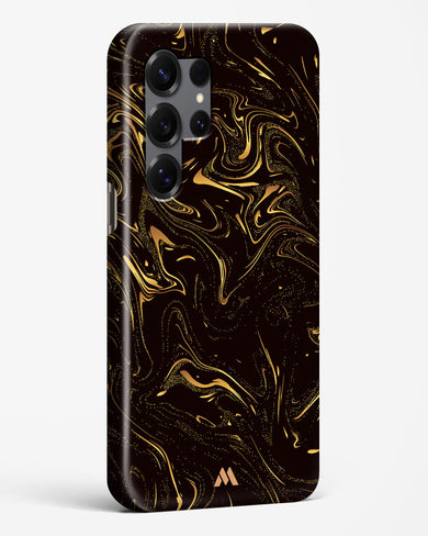 Black Gold Marble Hard Case Phone Cover (Samsung)