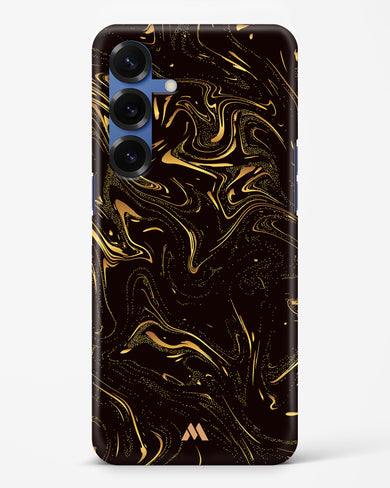 Black Gold Marble Hard Case Phone Cover (Samsung)