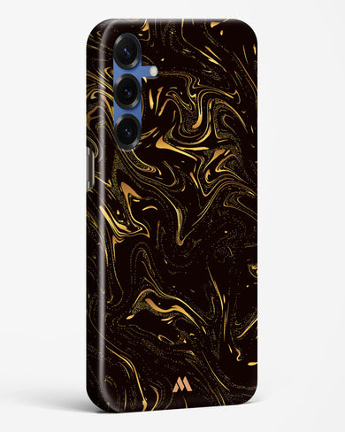 Black Gold Marble Hard Case Phone Cover (Samsung)