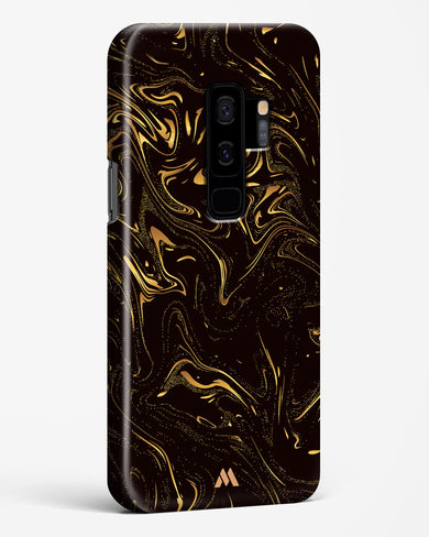 Black Gold Marble Hard Case Phone Cover (Samsung)