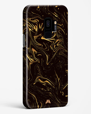 Black Gold Marble Hard Case Phone Cover (Samsung)