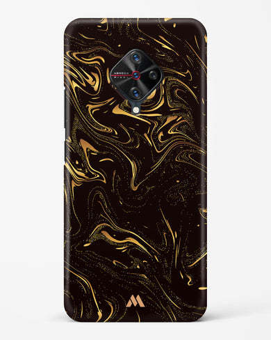 Black Gold Marble Hard Case Phone Cover (Vivo)
