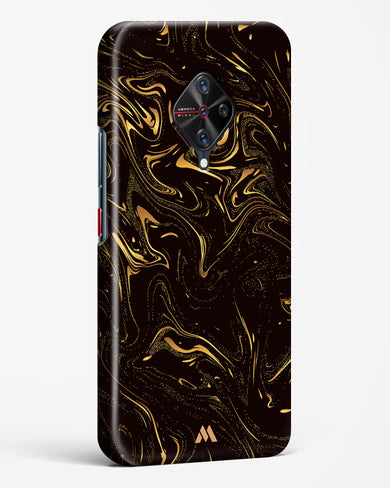 Black Gold Marble Hard Case Phone Cover (Vivo)