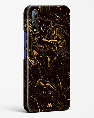 Black Gold Marble Hard Case Phone Cover-(Vivo)