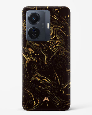 Black Gold Marble Hard Case Phone Cover (Vivo)