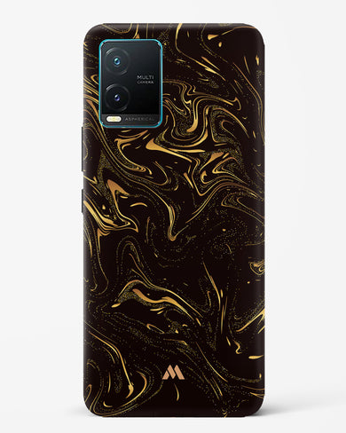 Black Gold Marble Hard Case Phone Cover (Vivo)