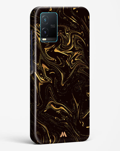 Black Gold Marble Hard Case Phone Cover (Vivo)