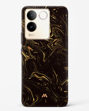 Black Gold Marble Hard Case Phone Cover (Vivo)