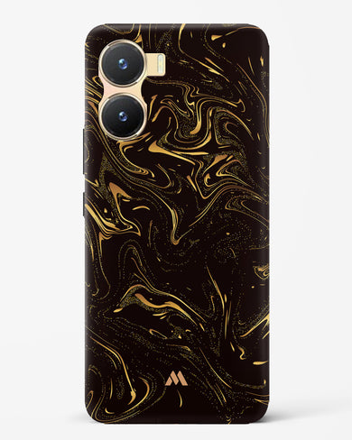 Black Gold Marble Hard Case Phone Cover-(Vivo)