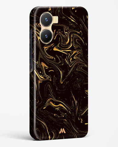 Black Gold Marble Hard Case Phone Cover-(Vivo)