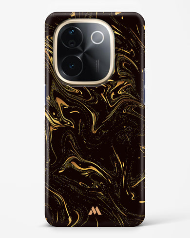 Black Gold Marble Hard Case Phone Cover (Vivo)