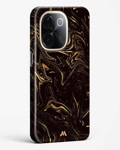 Black Gold Marble Hard Case Phone Cover (Vivo)