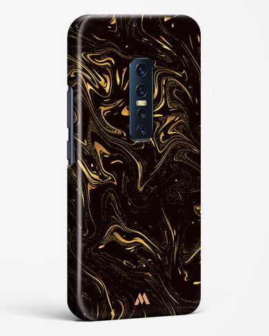 Black Gold Marble Hard Case Phone Cover (Vivo)