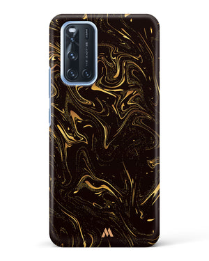 Black Gold Marble Hard Case Phone Cover (Vivo)