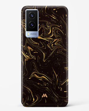 Black Gold Marble Hard Case Phone Cover (Vivo)