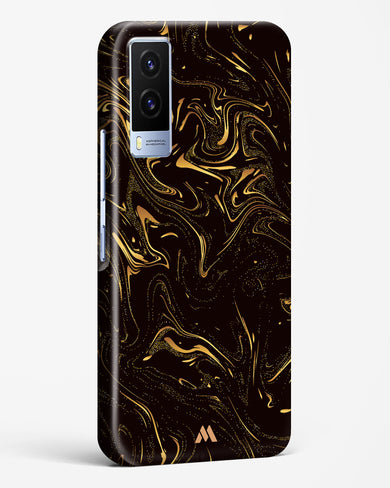 Black Gold Marble Hard Case Phone Cover (Vivo)