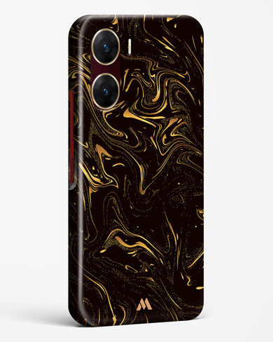 Black Gold Marble Hard Case Phone Cover-(Vivo)