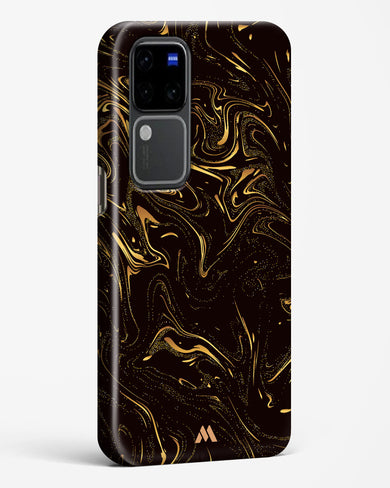 Black Gold Marble Hard Case Phone Cover (Vivo)