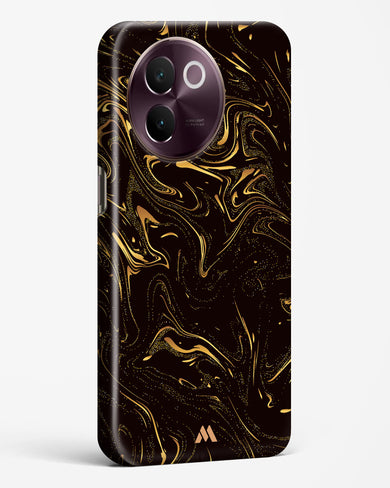 Black Gold Marble Hard Case Phone Cover (Vivo)