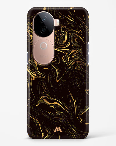 Black Gold Marble Hard Case Phone Cover (Vivo)