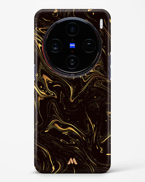 Black Gold Marble Hard Case Phone Cover (Vivo)
