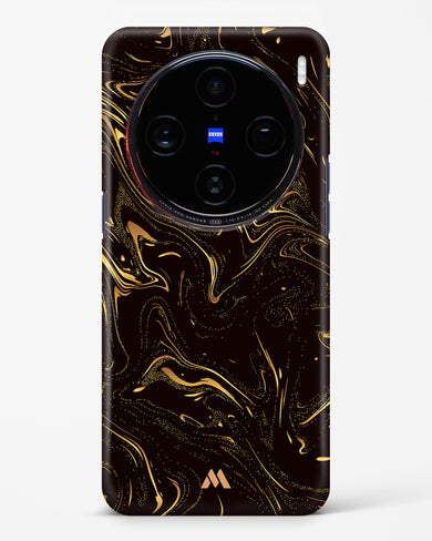 Black Gold Marble Hard Case Phone Cover (Vivo)