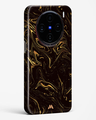Black Gold Marble Hard Case Phone Cover (Vivo)