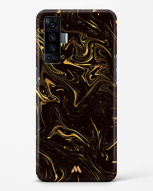 Black Gold Marble Hard Case Phone Cover (Vivo)
