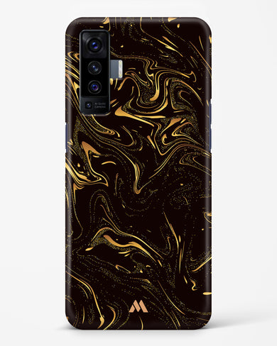 Black Gold Marble Hard Case Phone Cover (Vivo)