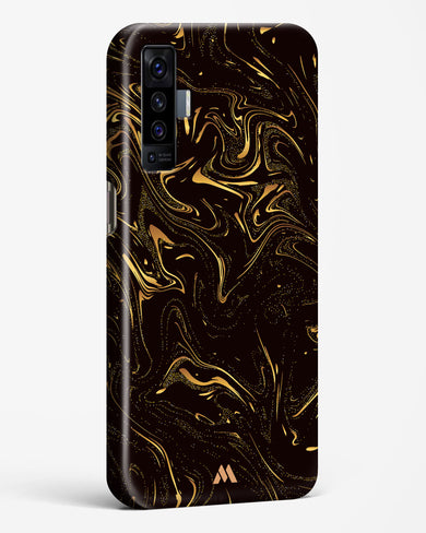 Black Gold Marble Hard Case Phone Cover (Vivo)