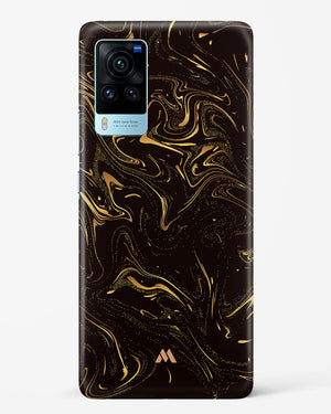 Black Gold Marble Hard Case Phone Cover (Vivo)