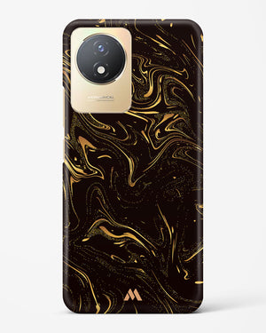 Black Gold Marble Hard Case Phone Cover (Vivo)