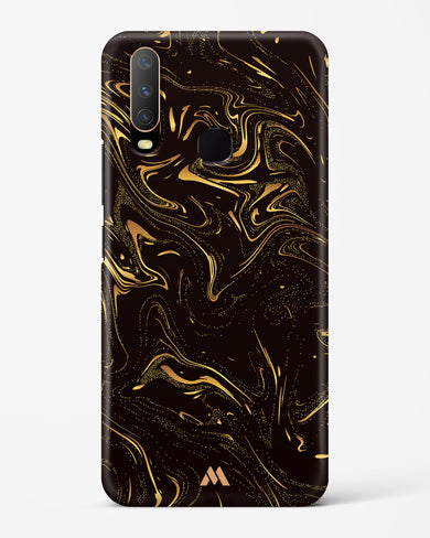 Black Gold Marble Hard Case Phone Cover (Vivo)
