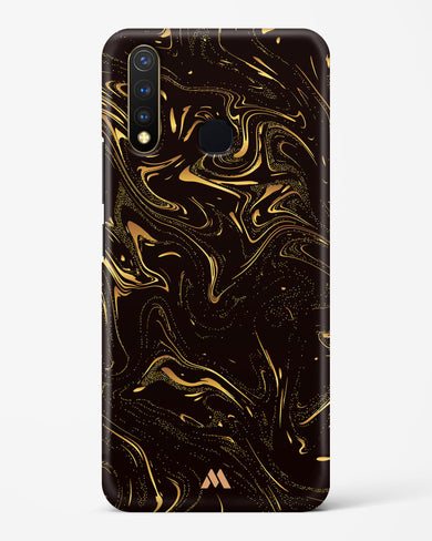 Black Gold Marble Hard Case Phone Cover (Vivo)