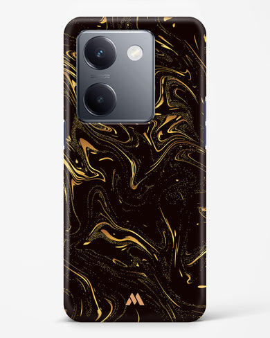 Black Gold Marble Hard Case Phone Cover (Vivo)